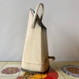 Art Deco coal bucket in enameled sheet metal