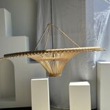 Suspension rattan saucer iron frame D:120 H:60
