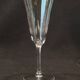 6 old cut crystal champagne flutes