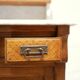 Antique washbasin cabinet in marble and wood