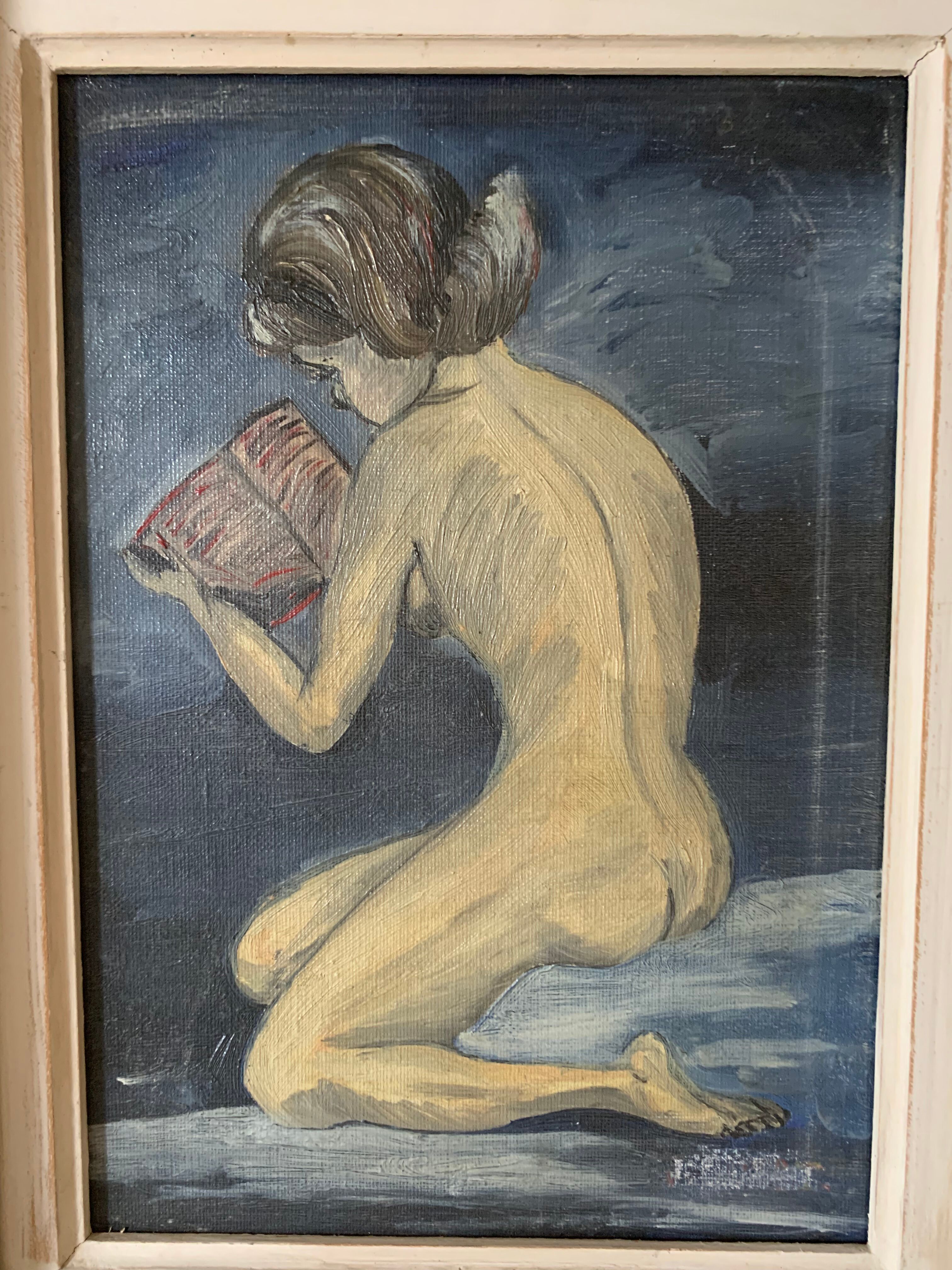 Oil on canvas painting