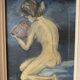 Oil on canvas painting