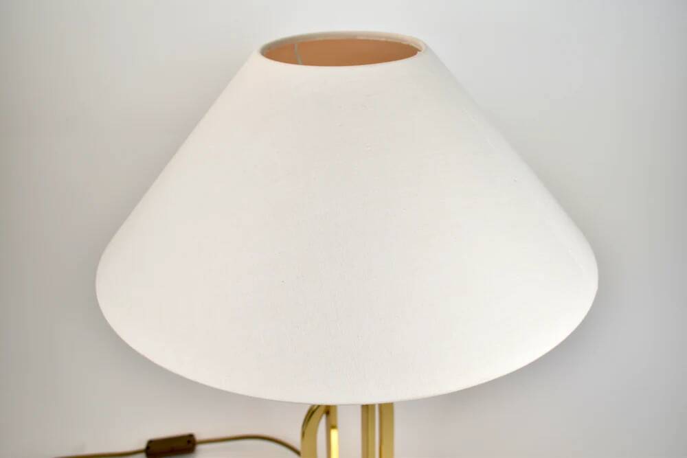 Lampe de table vintage rare en laiton
