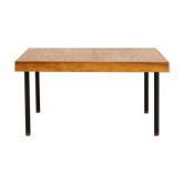 Table basse en noyer des années 60
