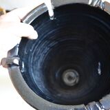 Vase sculpture from the artist residencies at the Ravel pottery workshop.