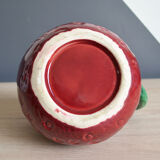 Cruche barbotine forme fraise