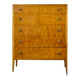 Commode en noyer du milieu du siècle  Tallboy