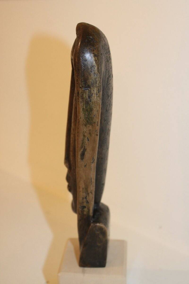 Bronze face sculpture by Giannetto Salotti, 1950s/1960s