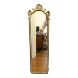 Miroir en bois peint sculpté