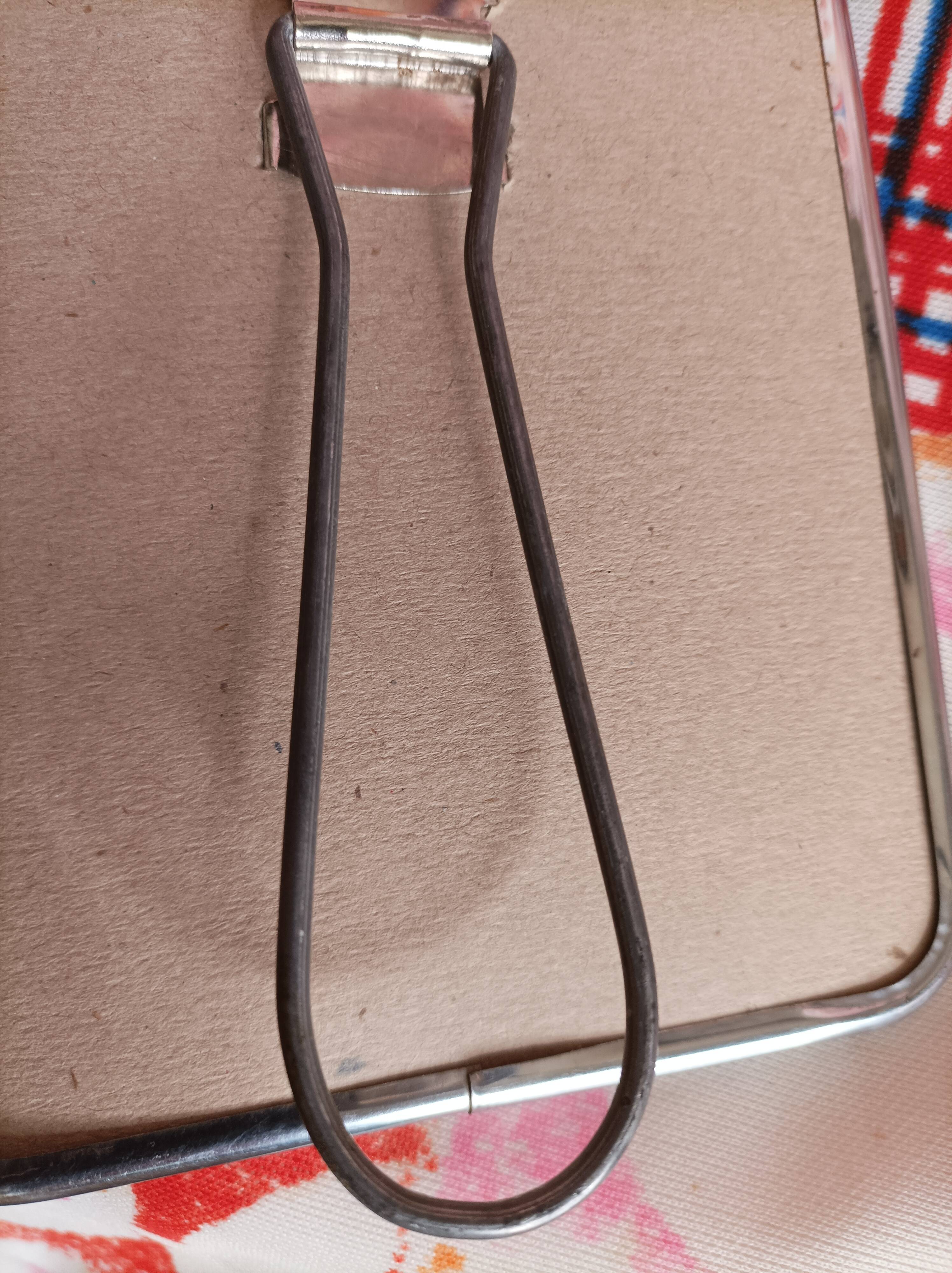Vintage old barber mirror