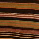 Tapis kilim turc anatolien rayé 5x7, 139x215 cm
