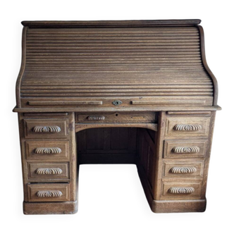 English cylinder desk
