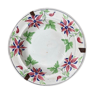 Collection plate in ancient earthenware