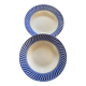 2 Jacquot Digoin Sarreguemines soup plates.