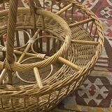 Rattan bottle racks