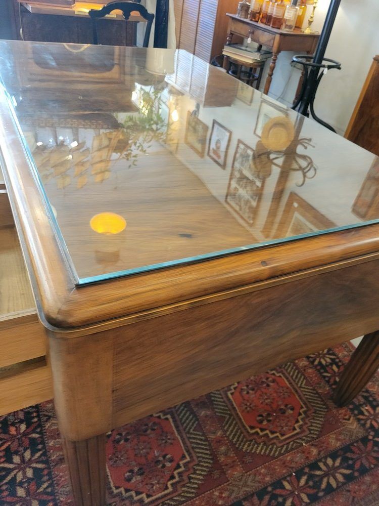 Ensemble bureau et bibliothèque art-déco
