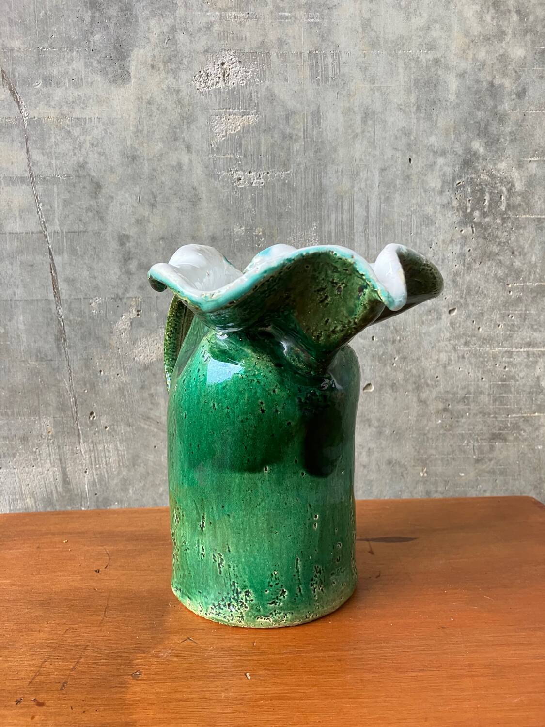 Vintage ceramic pitcher