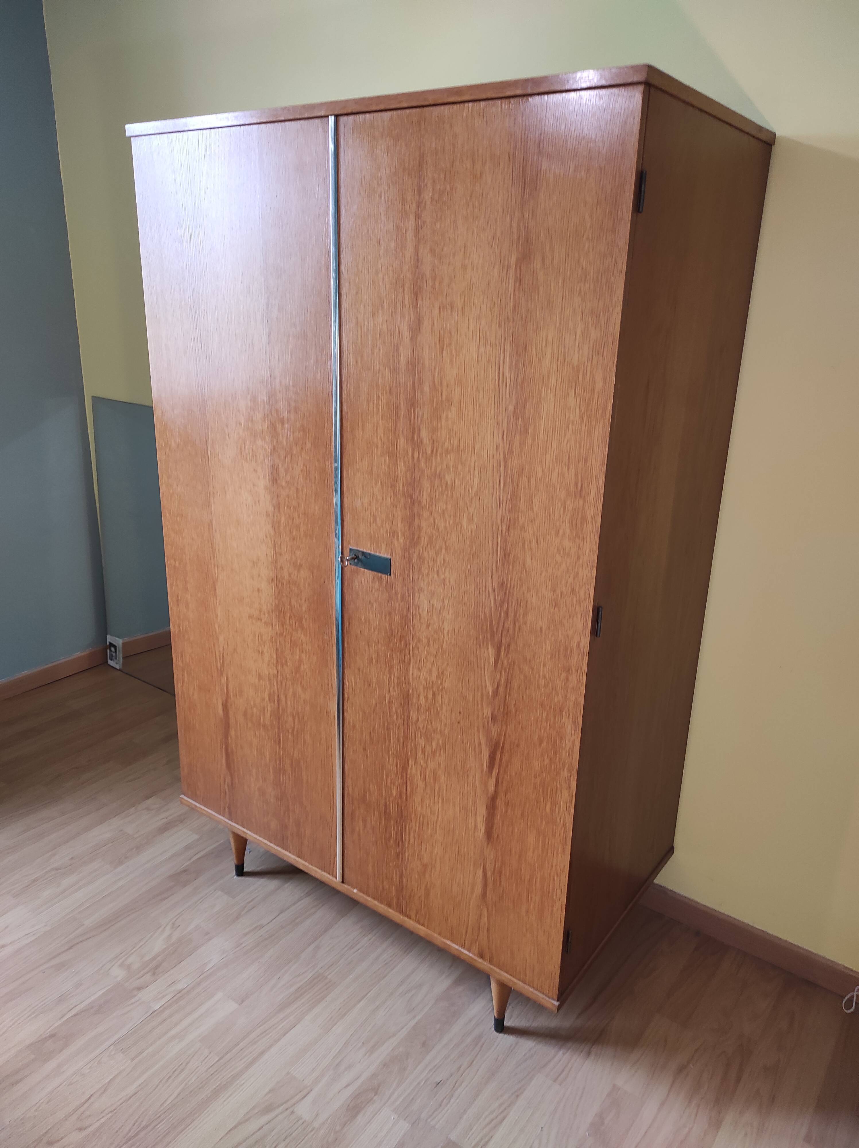 Scandinavian two-door wardrobe