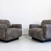 Vintage armchairs By Eberhard Geißler, Oelsa, Germany, 1970s