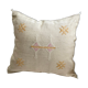Housse de coussin sabra soie de cactus beige lin