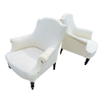 Pair of English armchairs
