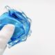 Bohémia Crystal Ashtray Josef Hospodka Blue Vintage 1960