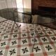 Dining table 70 chrome and smoked glass