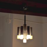 Geometric chandelier, 7 burners, Italy, 1970