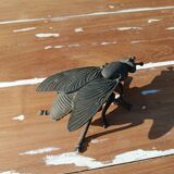 Metal fly ashtray