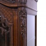 Oak display case, France, circa 1900