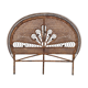 Peacock rattan headof