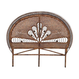 Peacock rattan headof