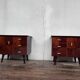 Paire de table de nuit 1950
