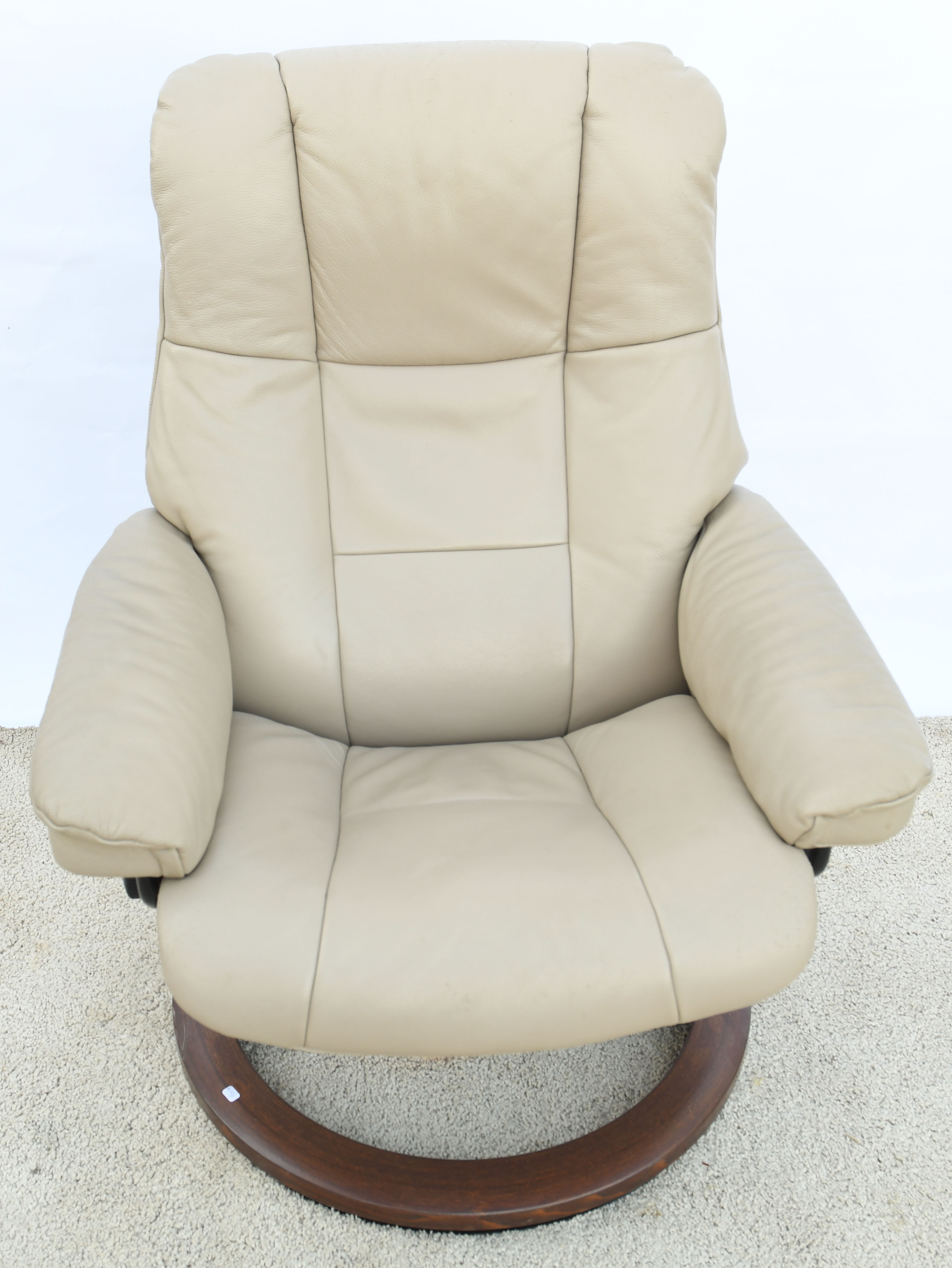 Armchair and ottoman