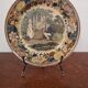 Old talking plate Creil Montereau Louis Lebeuf & Thibault