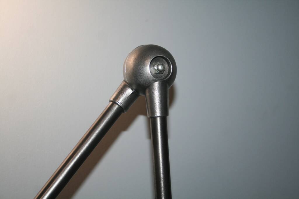 Jieldé floor lamp 3 arms 40cm graphite industrial Jean Louis Domecq vintage