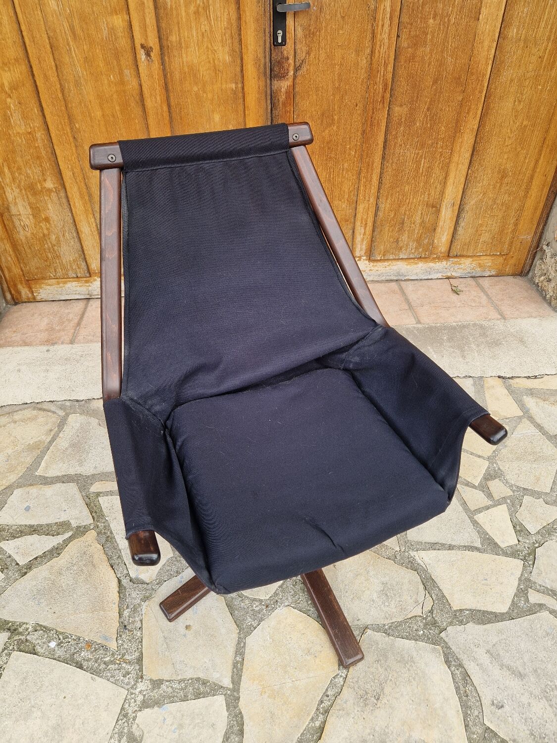 Nassjo Scandinavian armchair by Gote Mobler, Sweden