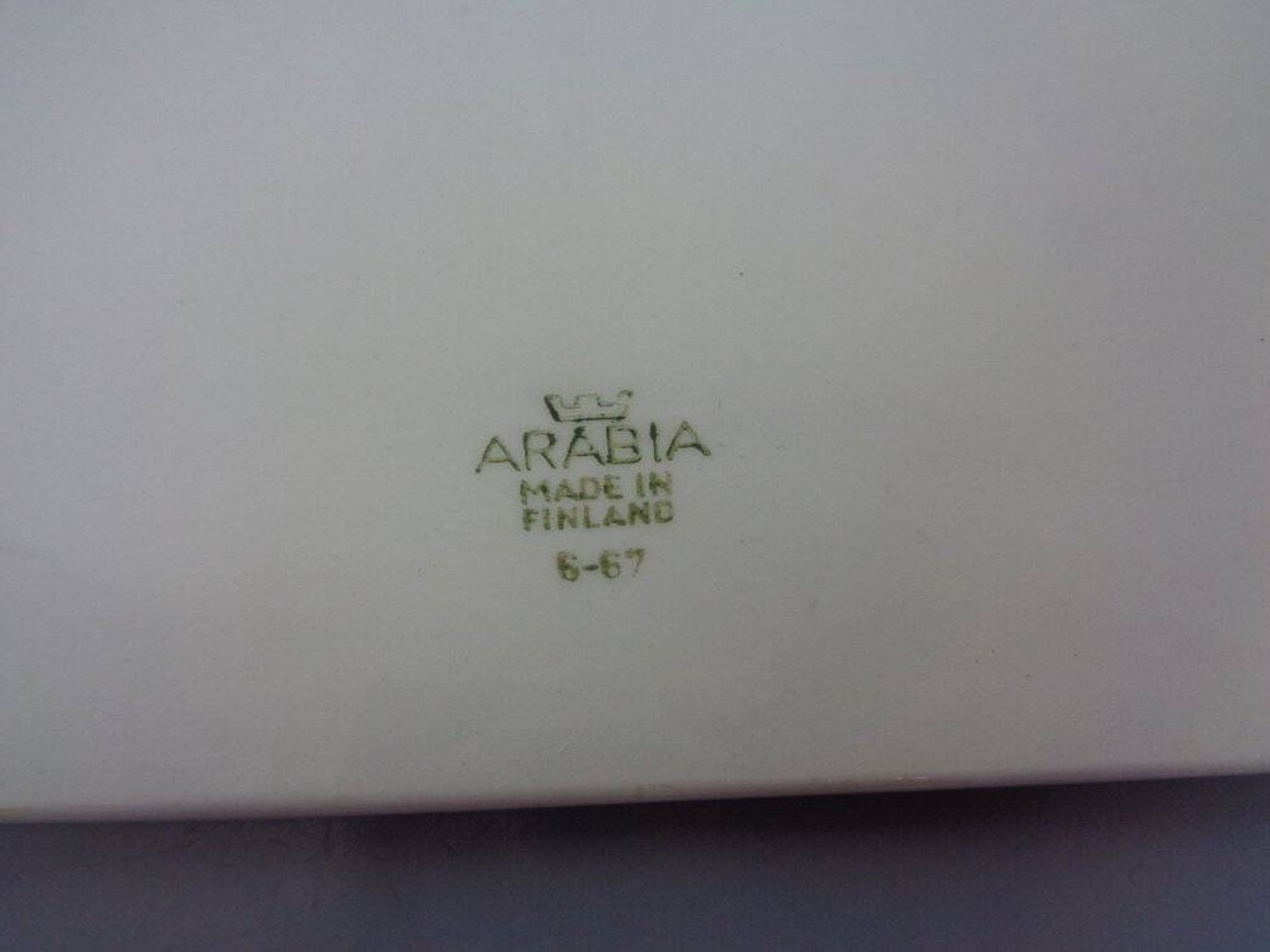 Serving Plates by Raija Liisa Uosikkinen for Arabia, 1960s, Set of 2