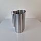 Stainless steel wastebasket by Xavier Féal for Inox Industrie.