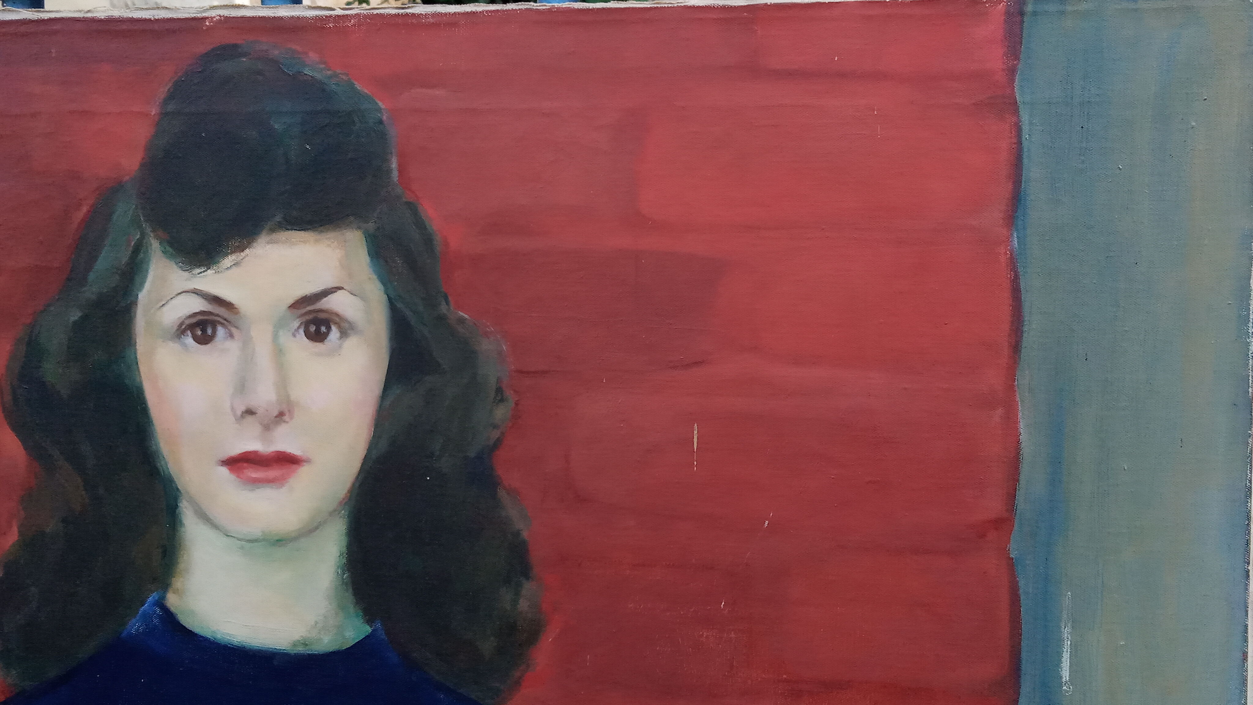 Portrait de jeune femme - 74x94cm