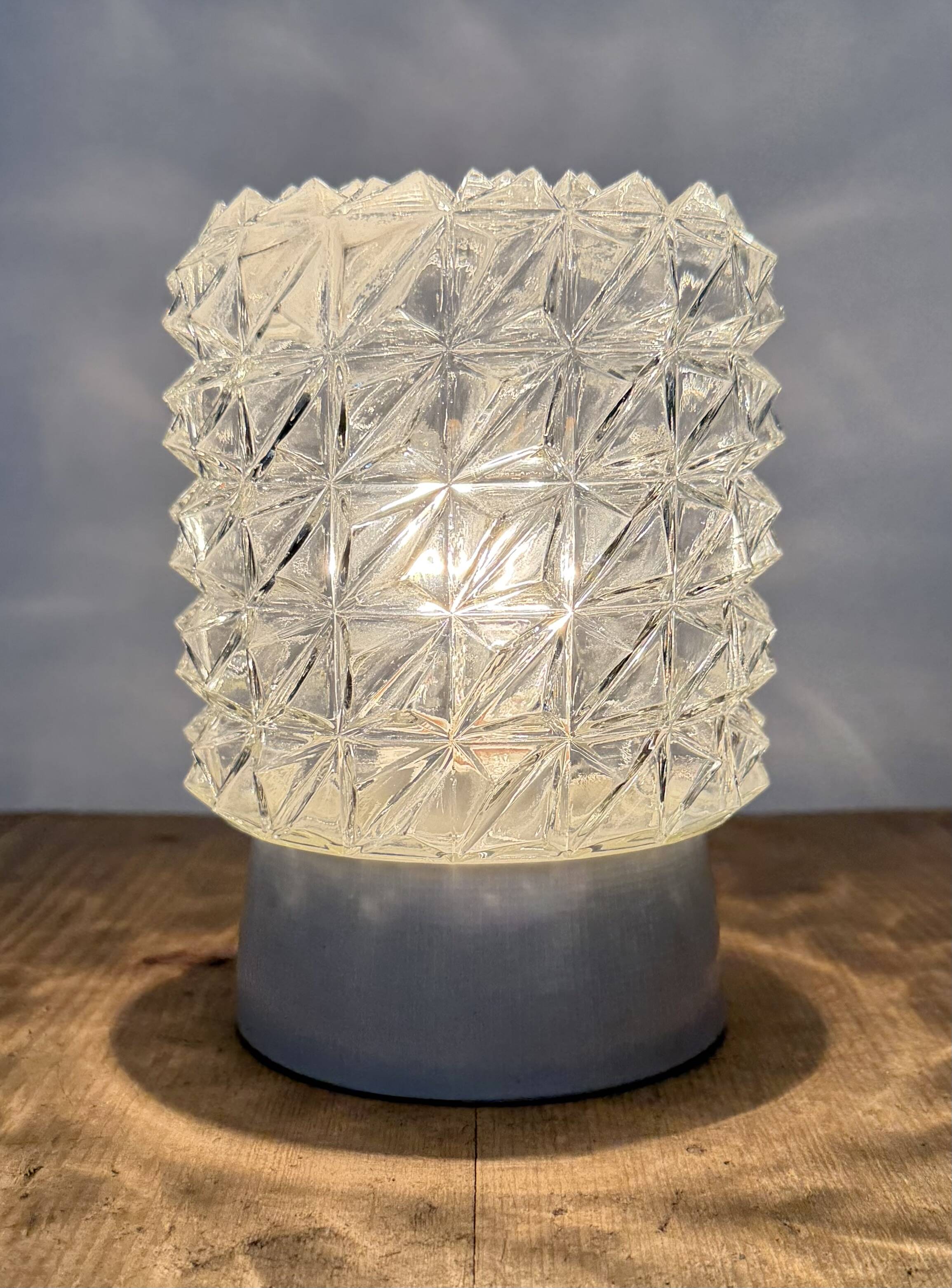 Vintage White Porcelain Ceiling Light, 1970s