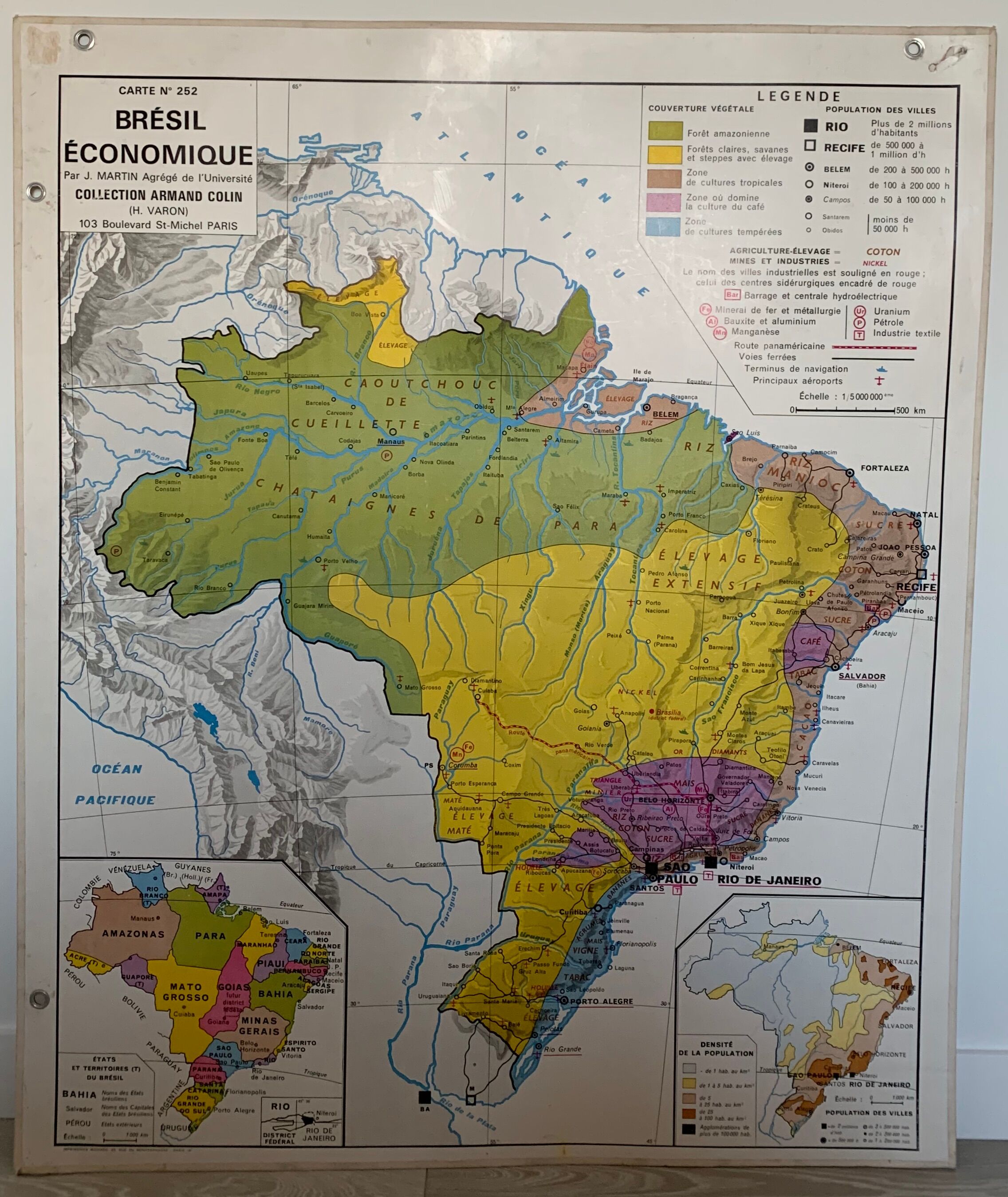 School card Armand Colin no. 252