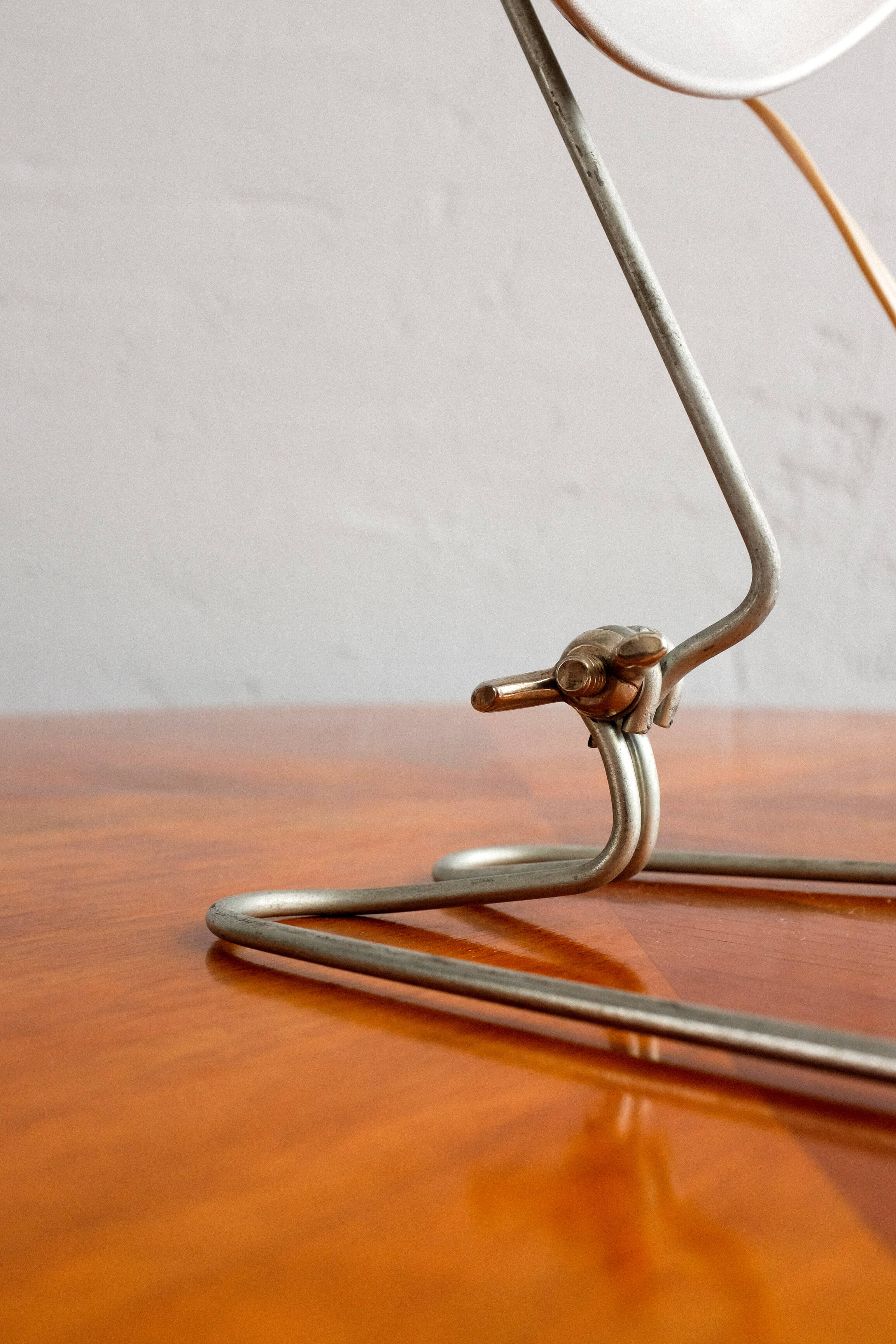 Industrial bakelite and metal table lamp, 1960s