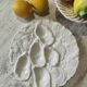 Oyster plate 19th century porcelain Haviland & Co Limoges France