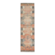 Vintage Turkish Hand-Knotted Wool Cotton Orange Runner Rug 83x305
