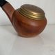 Vintage cigarette holder 1960 Longchamp leather fawn pipe - 24 x 15 cm