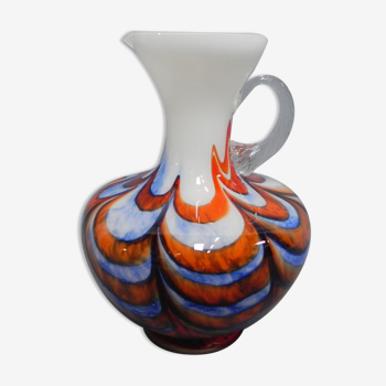 Carafe de Moretti, modèle Amphora en verre de Murano