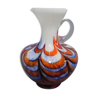 Carafe de Moretti, modèle Amphora en verre de Murano