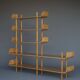 Large bookcase or shelving unit by Willem Lutjens for Gouda de Boer, 1950s