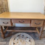 Solid oak desk